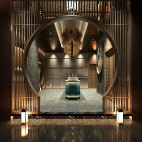 新中式酒店卫生间